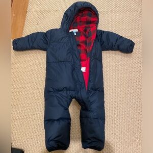 Columbia one piece snowsuit - navy 18-24 months